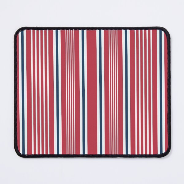 Item preview, Retro Nautical vertical stripes red blue Vector seamless pattern designed and sold by Dana Du.