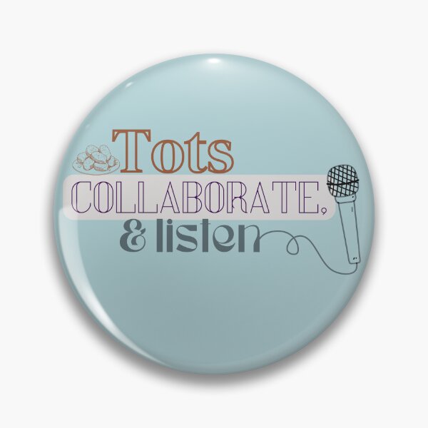 Artikelvorschau, Tots, Collaborate and Listen Karaoke Bar-Logo mit Kartoffelteller und Mikrofon entworfen und verkauft von authorbrgoodwin.