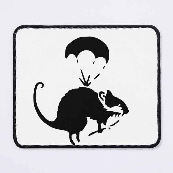 Item preview, Banksy Parachuting Rat designed and sold by DonVivaldo.