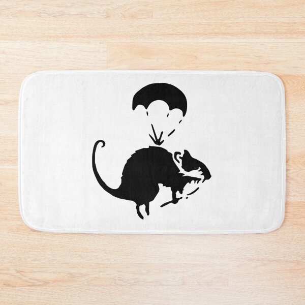 Item preview, Banksy Parachuting Rat designed and sold by DonVivaldo.
