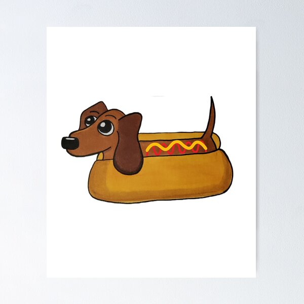 Aperçu de l'œuvre Hot-dog créée et vendue par The Morbid Hippie .