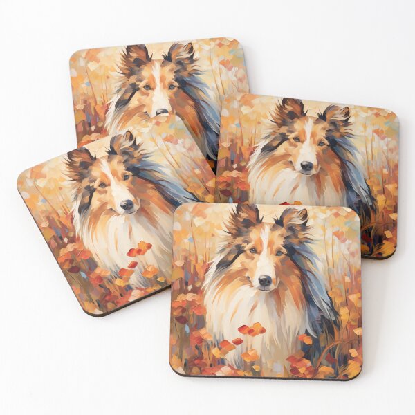Item preview, Autumn Collie Portrait designed and sold by Samuelsboro.