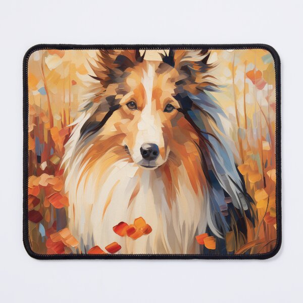 Item preview, Autumn Collie Portrait designed and sold by Samuelsboro.