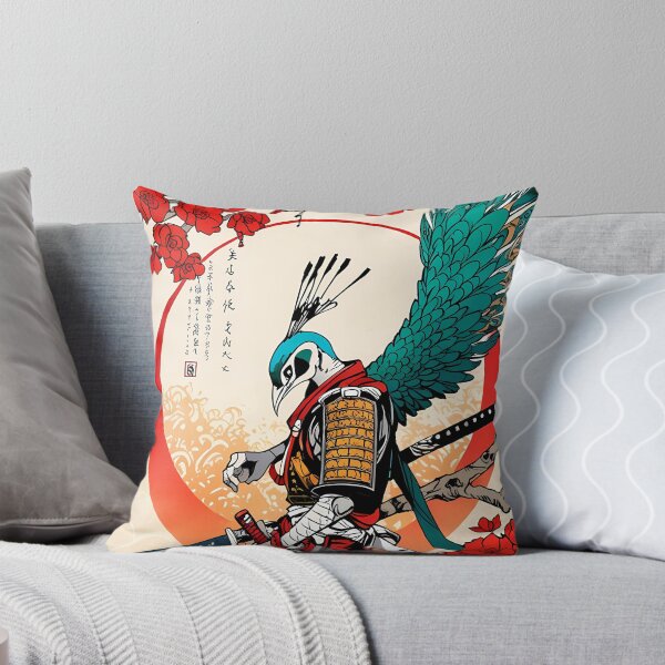 Artikelvorschau, Japanische Kunst | Pfau Samurai 01 entworfen und verkauft von D-Mente.