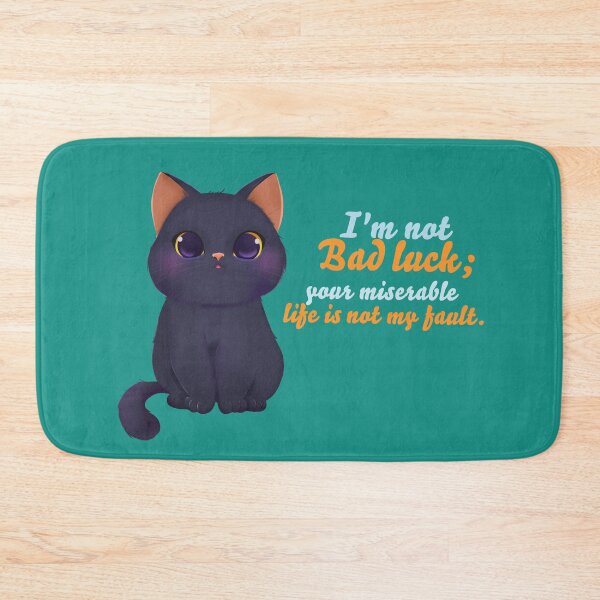 Item preview, black kitten designed and sold by inariart.