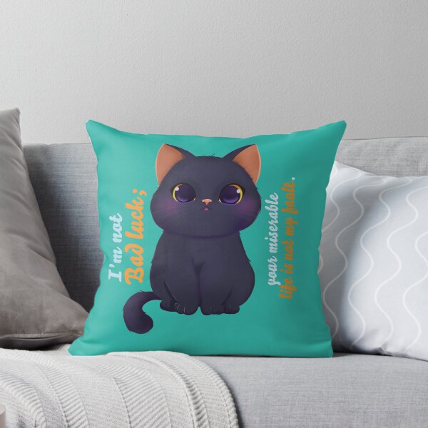 Item preview, black kitten designed and sold by inariart.