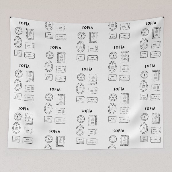 Item preview, Sofia | Travel Stamp Collection | Minimalist Design designed and sold by RM-Journey.