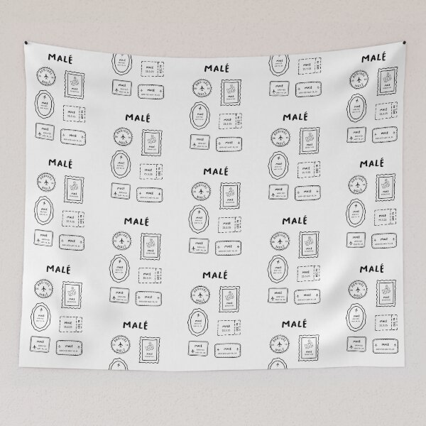 Item preview, Malé | Travel Stamp Collection | Minimalist Design designed and sold by RM-Journey.