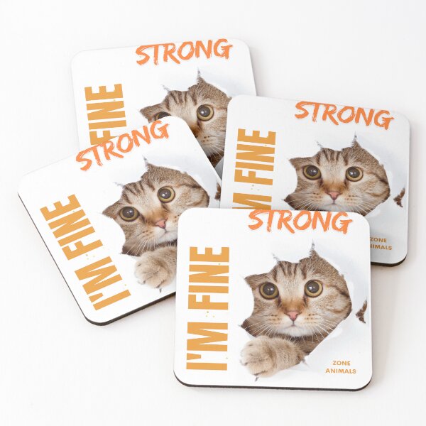 Item preview, I'm fine be strong  designed and sold by Omikook.