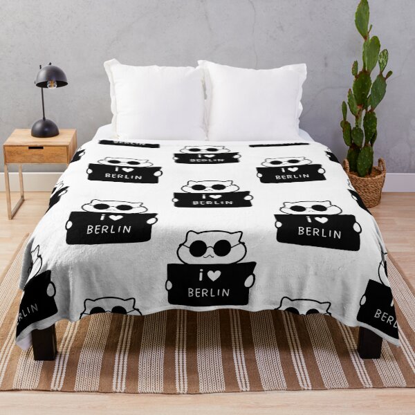 Item preview, I LOVE BERLIN | Cute Cat Illustration | Handwritten-style Font designed and sold by RM-Journey.
