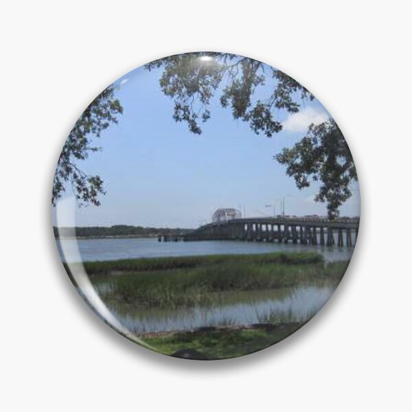 Item preview, Beaufort River and the Woods Memorial Bridge  designed and sold by CatcatcherCornr.