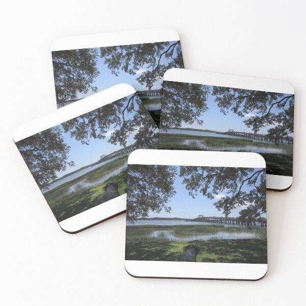 Item preview, Beaufort River and the Woods Memorial Bridge  designed and sold by CatcatcherCornr.