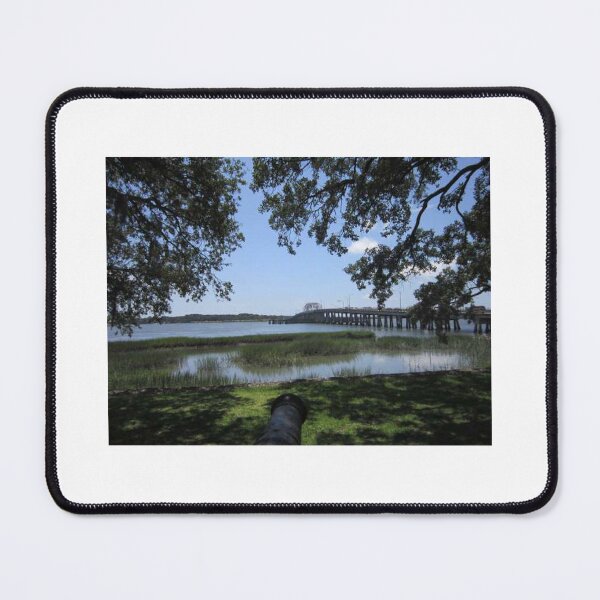 Item preview, Beaufort River and the Woods Memorial Bridge  designed and sold by CatcatcherCornr.