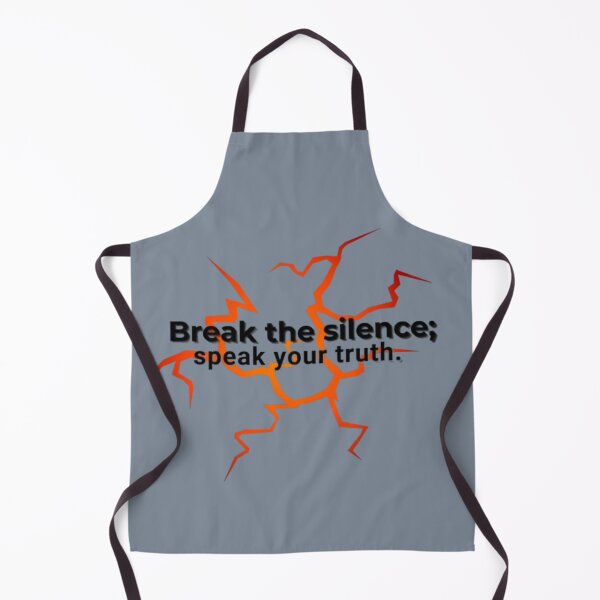 Item preview, Break the silence designed and sold by Art With Impact – Statement Art & Apparel for Deep Thinkers.