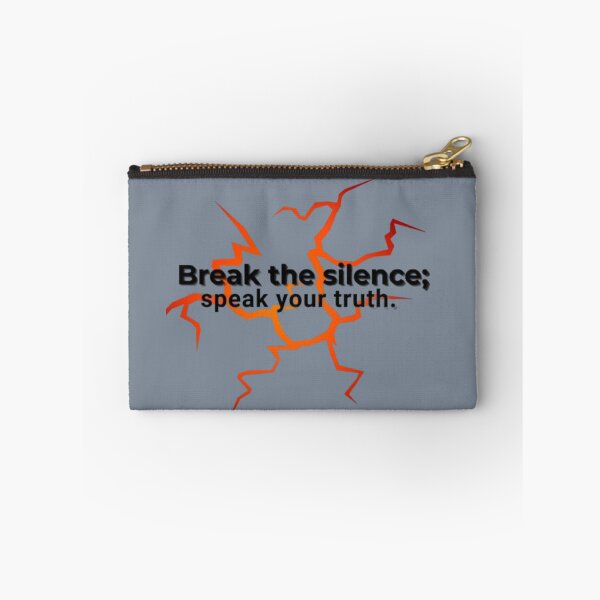 Item preview, Break the silence designed and sold by Art With Impact – Statement Art & Apparel for Deep Thinkers.