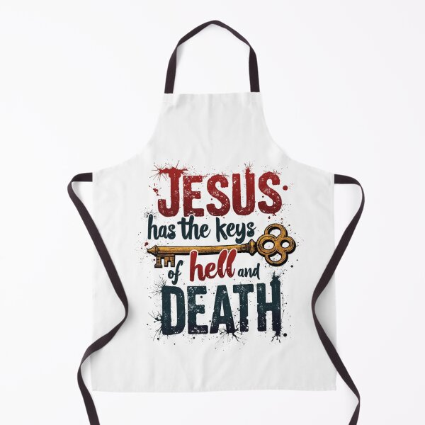 Item preview, Jesus Has The Keys of Hell and Death, key Art designed and sold by Faithloveshop.