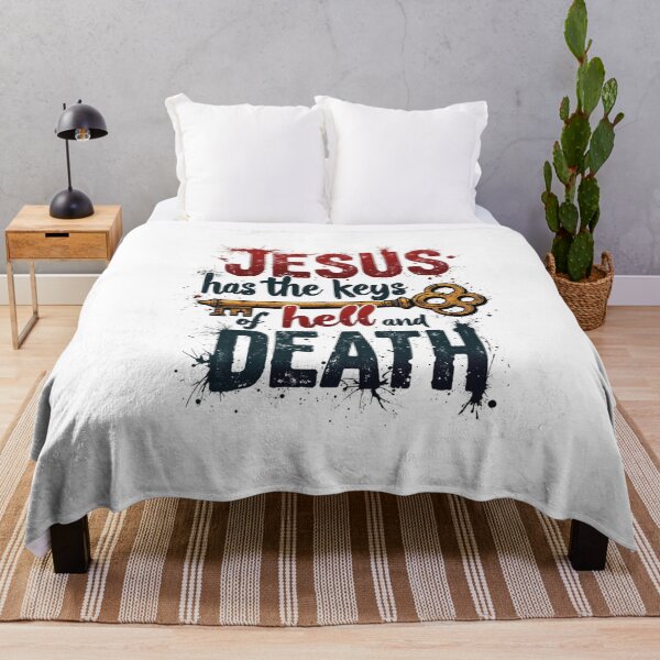 Item preview, Jesus Has The Keys of Hell and Death, key Art designed and sold by Faithloveshop.