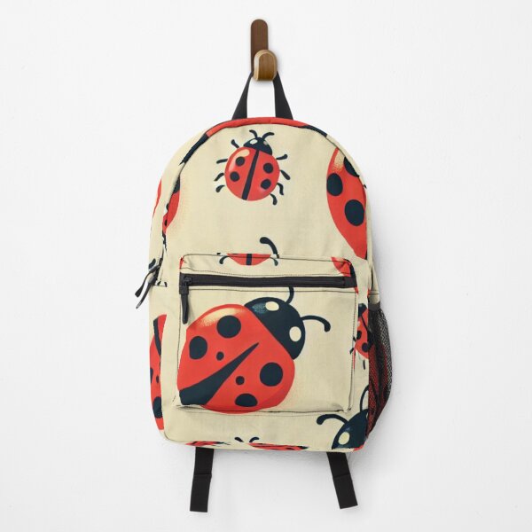 Item preview, Ladybug Charm Backpack designed and sold by h4sey.