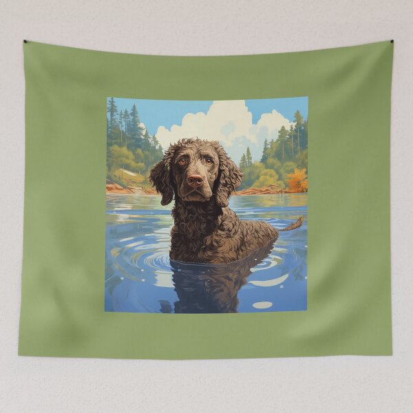 Item preview, Curly coated Retriever designed and sold by Samuelsboro.