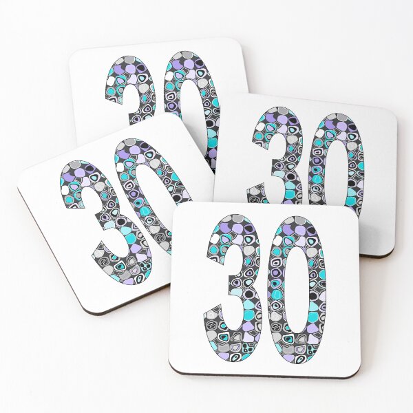 Item preview, Patrón del número 30 designed and sold by JodieMarieArt.