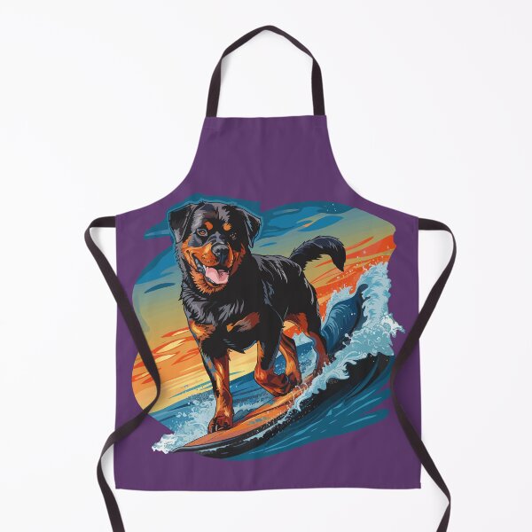 Item preview, Surfing Rottweiler designed and sold by VelvetRoom.