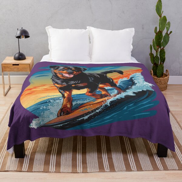 Item preview, Surfing Rottweiler designed and sold by VelvetRoom.