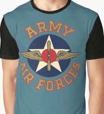 Armee-Luftwaffen-Emblem Grafik T-Shirt