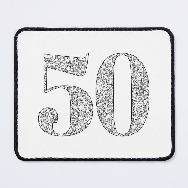 Item preview, Number 50 Pattern designed and sold by JodieMarieArt.