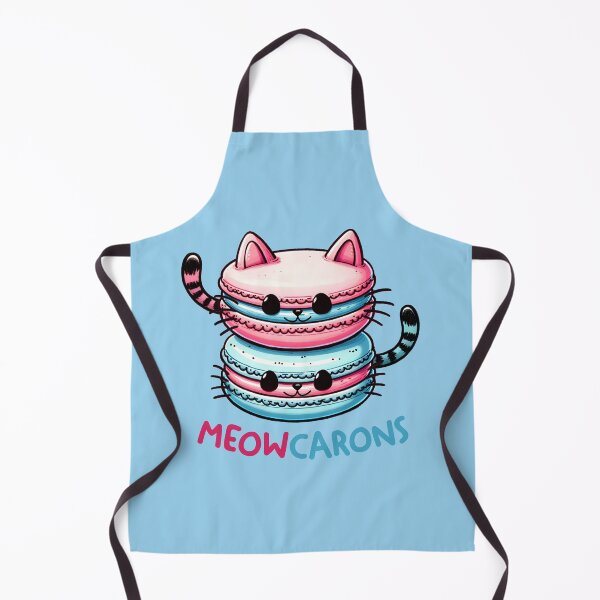 Item preview, Cute Cat Macarons - Meowcarons Pun Design designed and sold by hitechmom.