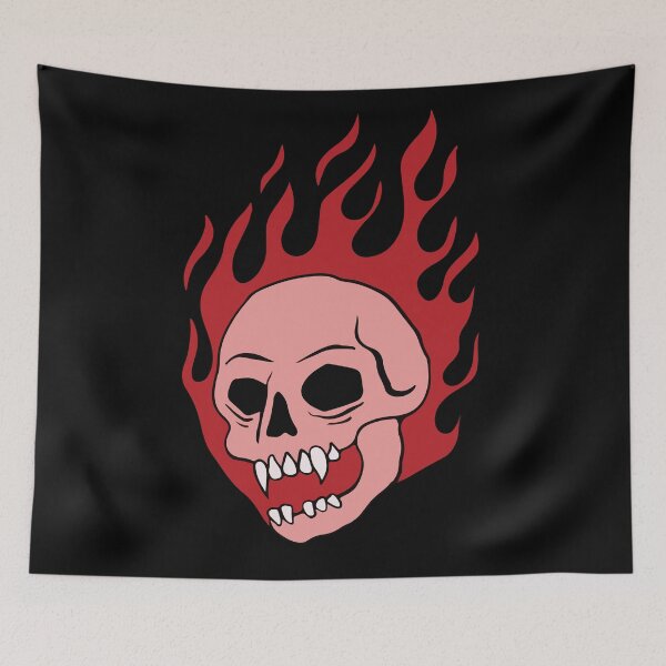 Item preview, Fiery Skull designed and sold by LoFi-OG.