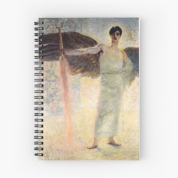 Item preview, Angel With Flaming Sword - Franz von Stuck designed and sold by forgottenbeauty.