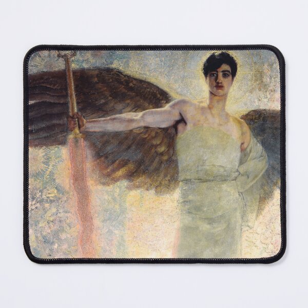 Item preview, Angel With Flaming Sword - Franz von Stuck designed and sold by forgottenbeauty.