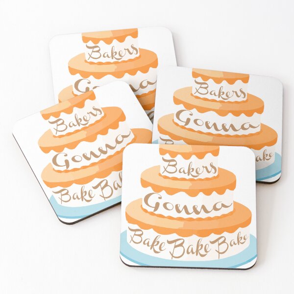 Item preview, Bakers Gonna Bake Bake Bake designed and sold by Cerulean Prints.