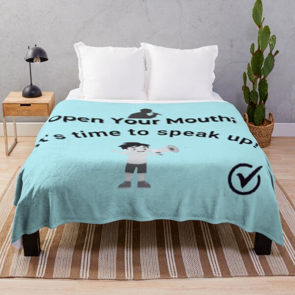 Item preview, Open Your Mouth; it's time to speak up! designed and sold by Art With Impact – Statement Art & Apparel for Deep Thinkers.