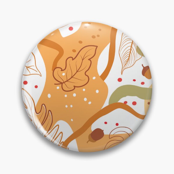 Item preview, Fall leaves whimsical pattern designed and sold by Designsderemi.