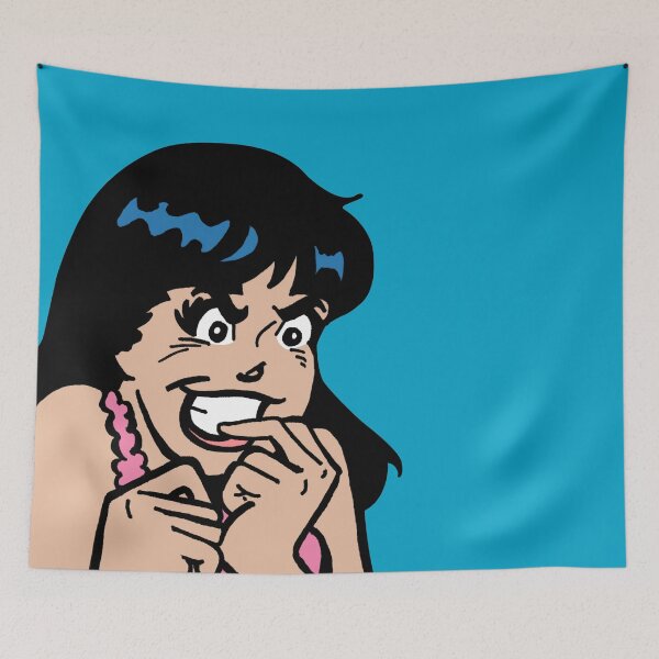 Item preview, Veronica Style Retro Pop Art Comic Blue Graphic designed and sold by wmxdesign.