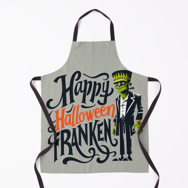Item preview, Happy Halloween, franken, typography designed and sold by maxmaj.