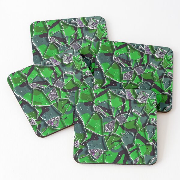 Item preview, Abstract Camouflage Shattered Glass Crystals Pattern Design designed and sold by TheArtOfPat.