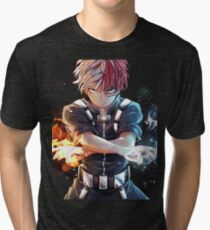Todoroki BNHA Tri-blend T-Shirt