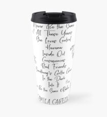 Taza de viaje Camila Cabello - CAMILA lista de seguimiento