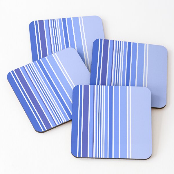 Item preview, Blue and White Summer Beach Stripe Geometric Repeatable designed and sold by Sharon Schwalbe.
