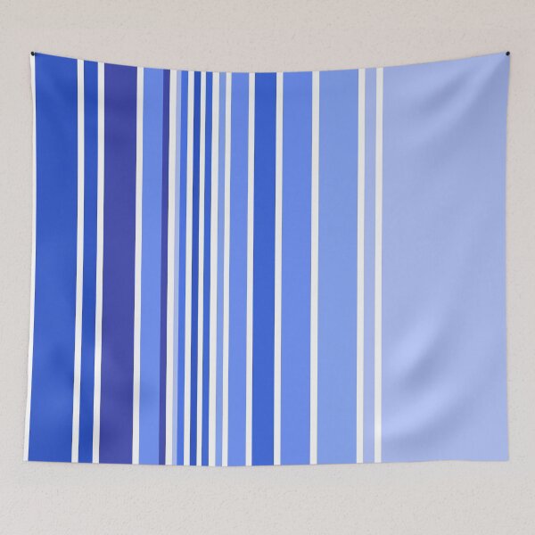 Item preview, Blue and White Summer Beach Stripe Geometric Repeatable designed and sold by Sharon Schwalbe.