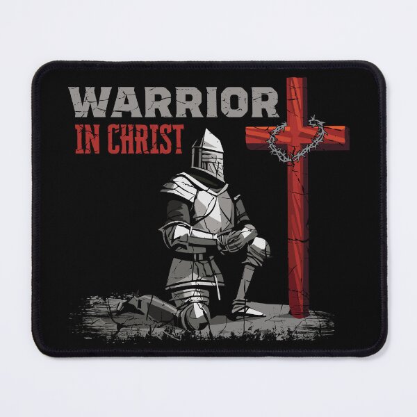 Item preview, Sticker Medieval Knight Warrior Christ Cross designed and sold by WBGraphix.
