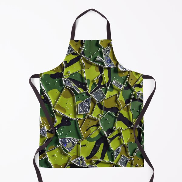 Item preview, Diseño de patrón de cristales de vidrio roto con camuflaje abstracto designed and sold by TheArtOfPat.