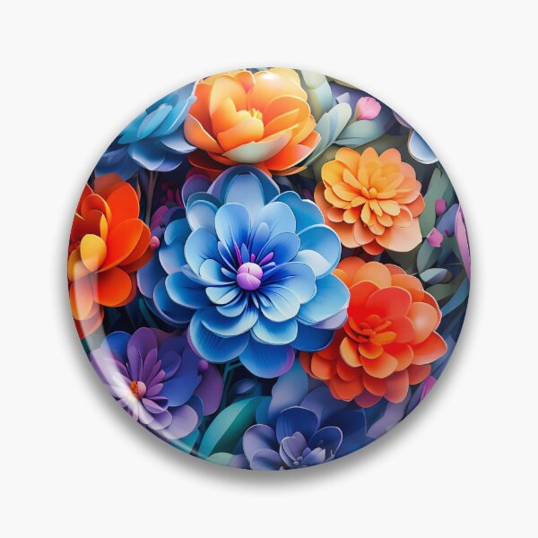 Artikelvorschau, 3D-Baho-Blumen, wilde, bunte Frühlingsblumen aus Baho. entworfen und verkauft von MiMee4451.