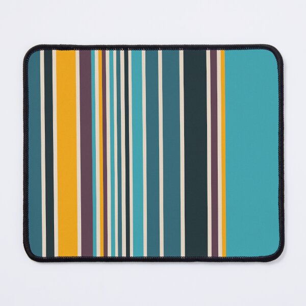 Item preview, Teal and Gold Stripe Geometric Repeatable designed and sold by Sharon Schwalbe.