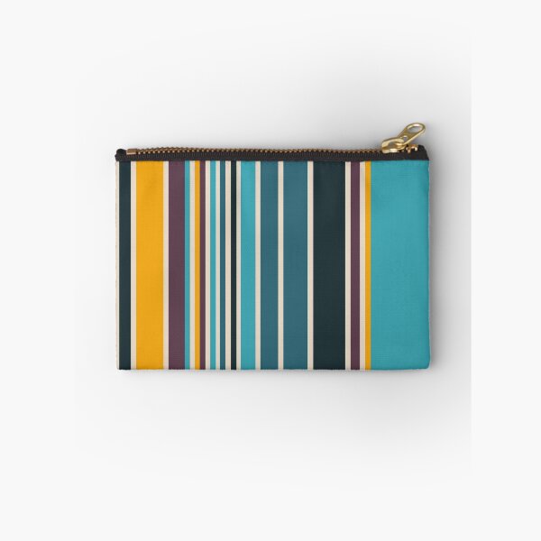 Item preview, Teal and Gold Stripe Geometric Repeatable designed and sold by Sharon Schwalbe.