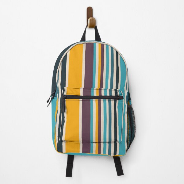 Item preview, Teal and Gold Stripe Geometric Repeatable designed and sold by Sharon Schwalbe.