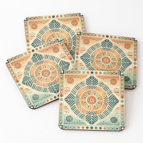 Item preview, Tribal Polynesian Abstract Sunshower Fall Design designed and sold by TribalioDesigns.