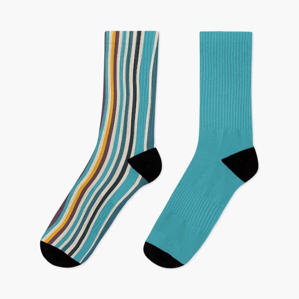 Item preview, Teal and Gold Stripe Geometric Repeatable designed and sold by Sharon Schwalbe.